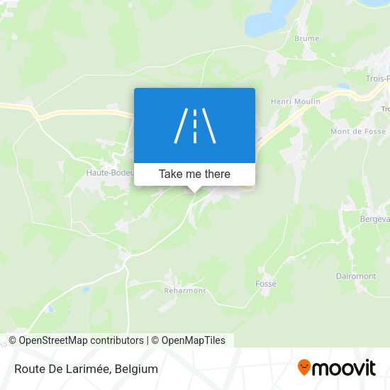 Route De Larimée plan