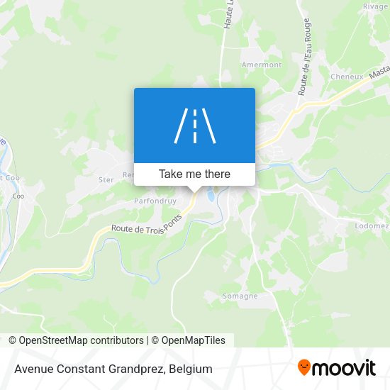 Avenue Constant Grandprez map