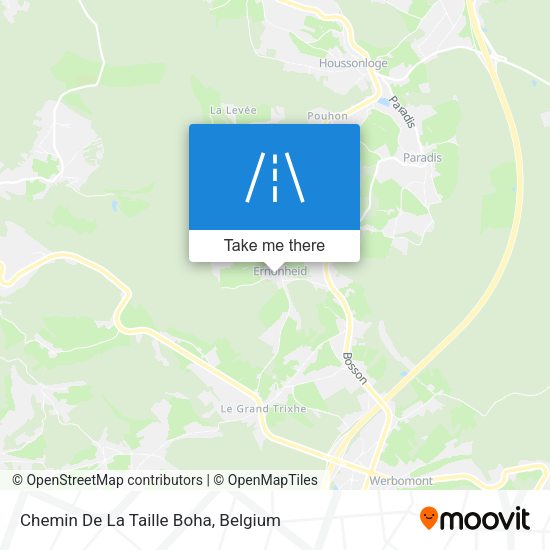 Chemin De La Taille Boha map