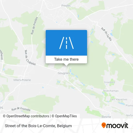 Street of the Bois-Le-Comte map