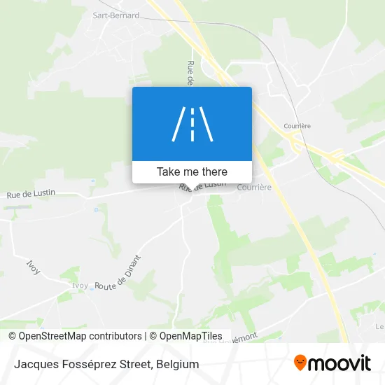 Jacques Fosséprez Street map