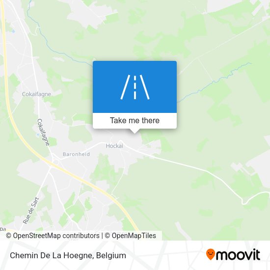 Chemin De La Hoegne plan
