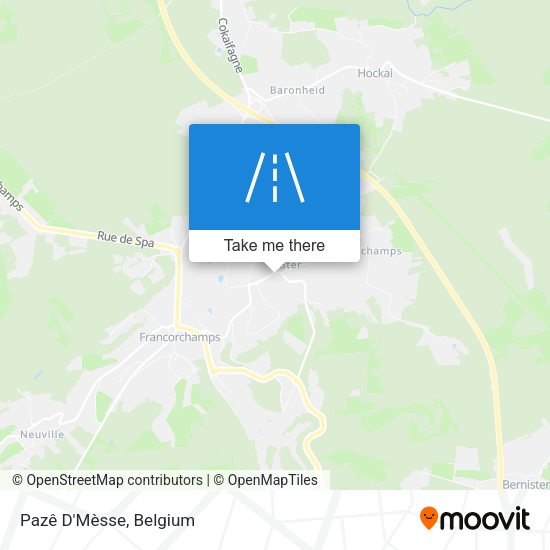 Pazê D'Mèsse plan