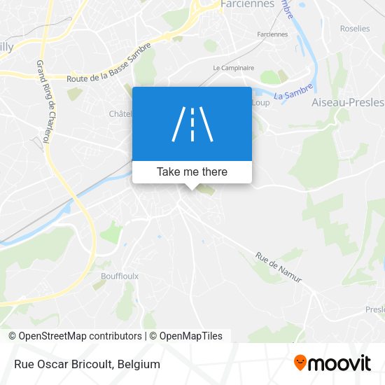Rue Oscar Bricoult plan