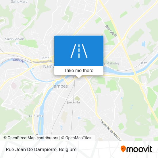 Rue Jean De Dampierre plan
