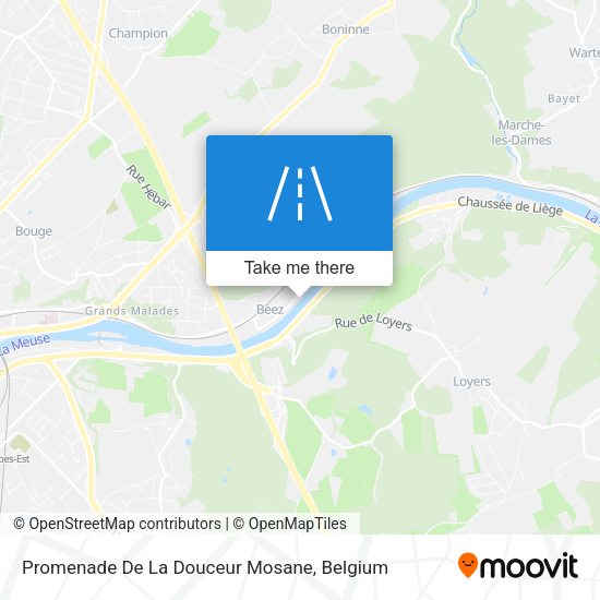 Promenade De La Douceur Mosane plan