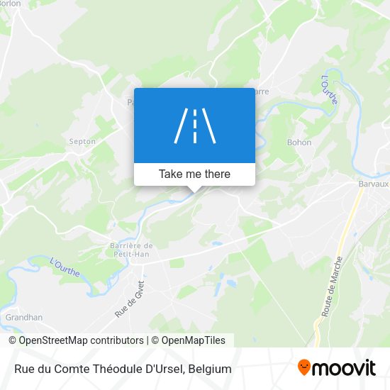 Rue du Comte Théodule D'Ursel map