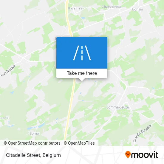 Citadelle Street map