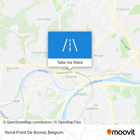 Rond-Point De Bomel plan
