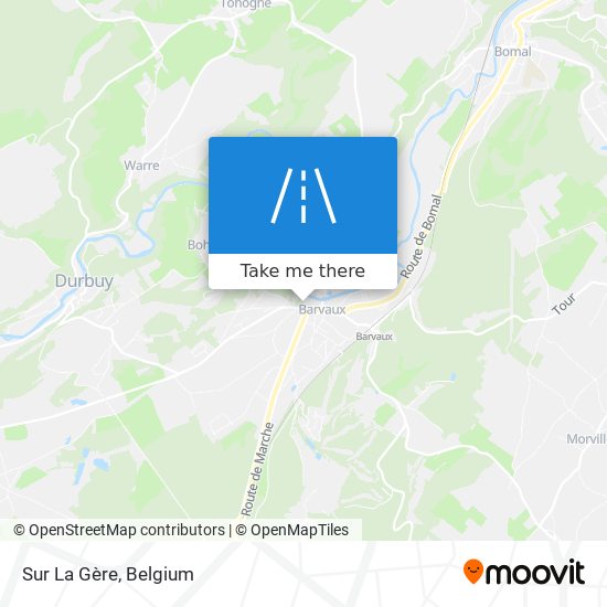 Sur La Gère map