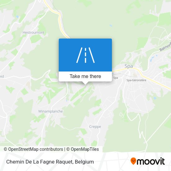 Chemin De La Fagne Raquet map