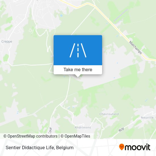 Sentier Didactique Life map
