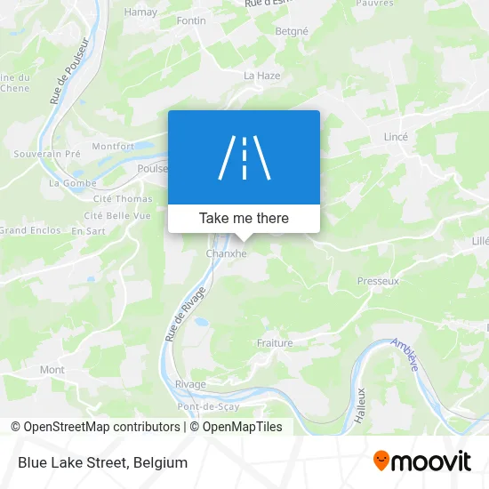 Blue Lake Street map