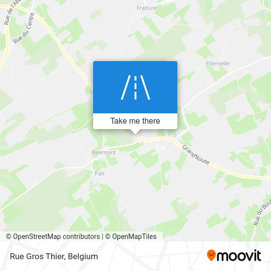 Gros Thier Street map