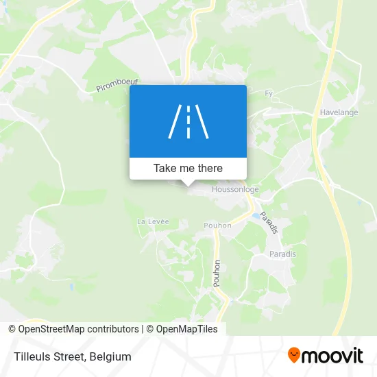 Tilleuls Street map