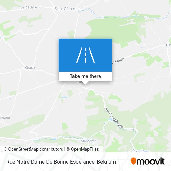 Rue Notre-Dame De Bonne Espérance plan