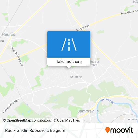 Rue Franklin Roosevelt map
