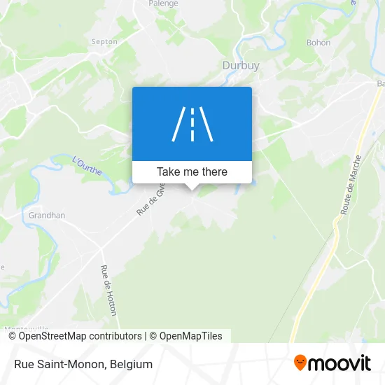 Saint Monon Street map