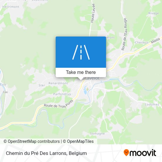 Chemin du Pré Des Larrons plan