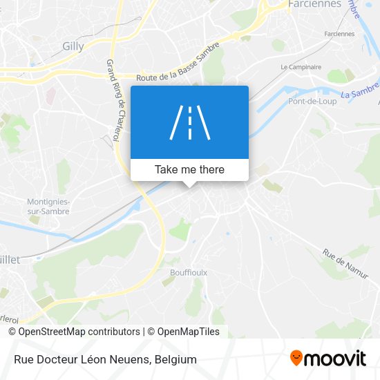 Rue Docteur Léon Neuens plan