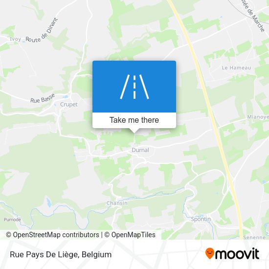 Rue Pays De Liège plan