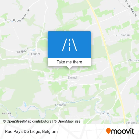 Rue Pays De Liège map