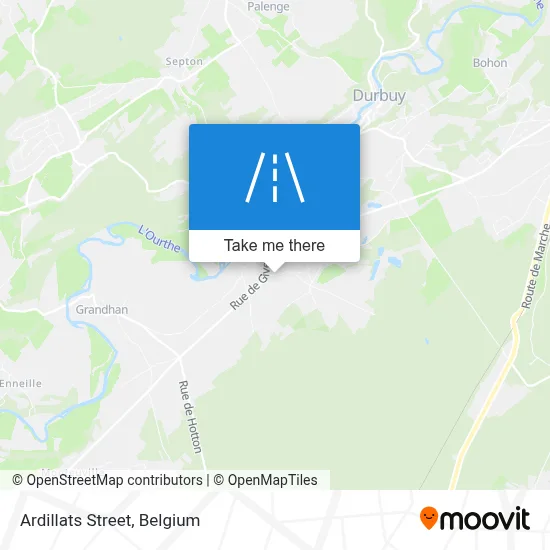 Ardillats Street map