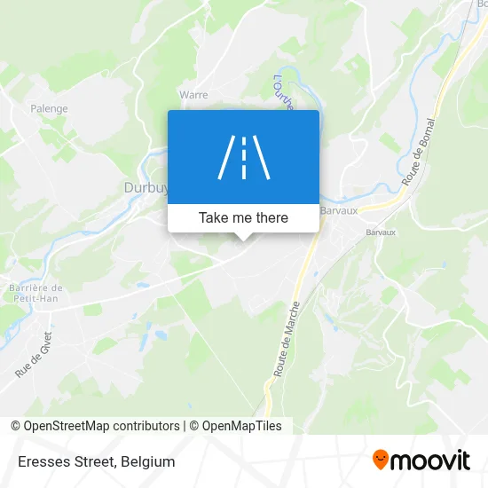 Eresses Street map