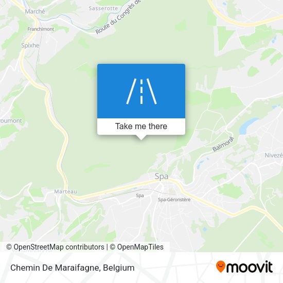 Chemin De Maraifagne plan