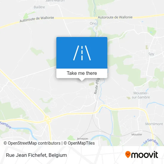 Jean Fichefet Street map