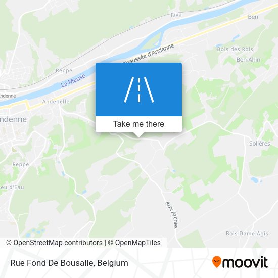Rue Fond De Bousalle plan