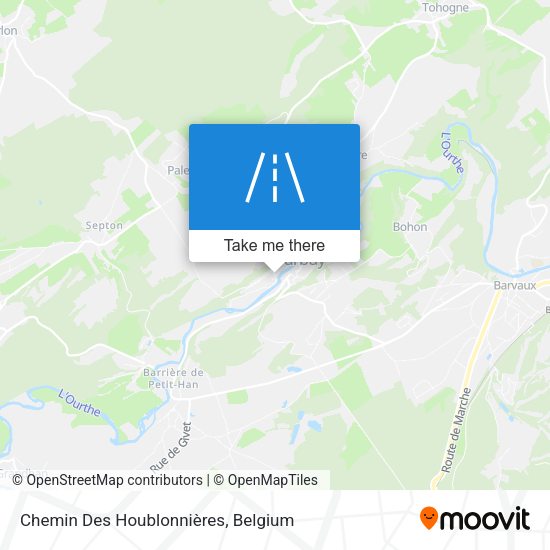 Chemin Des Houblonnières plan