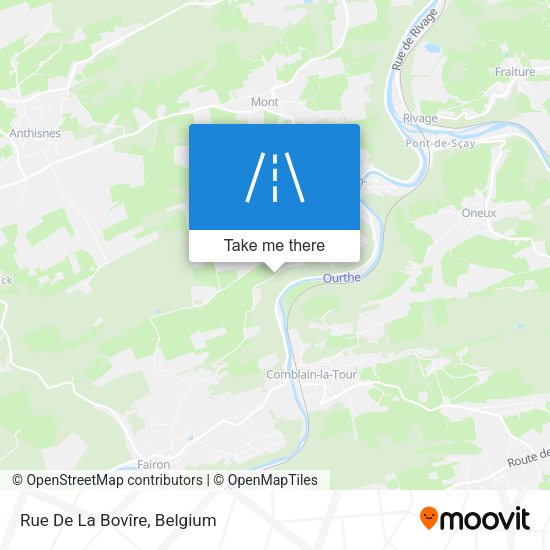 Rue De La Bovîre map