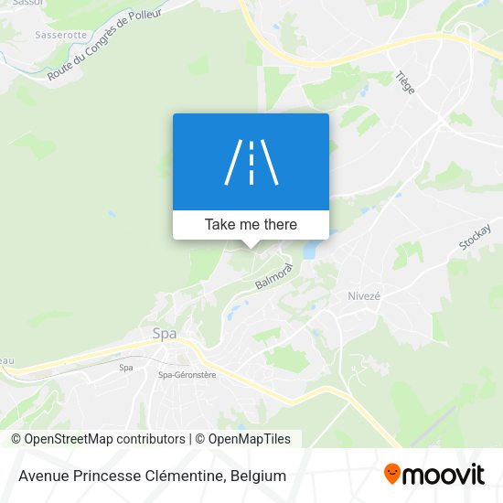 Avenue Princesse Clémentine map