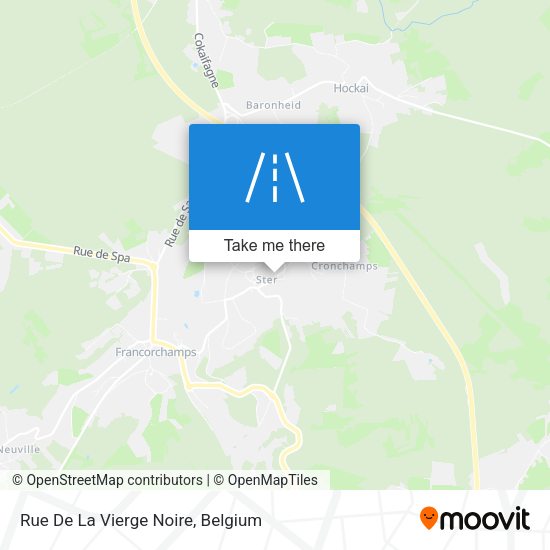 Rue De La Vierge Noire plan