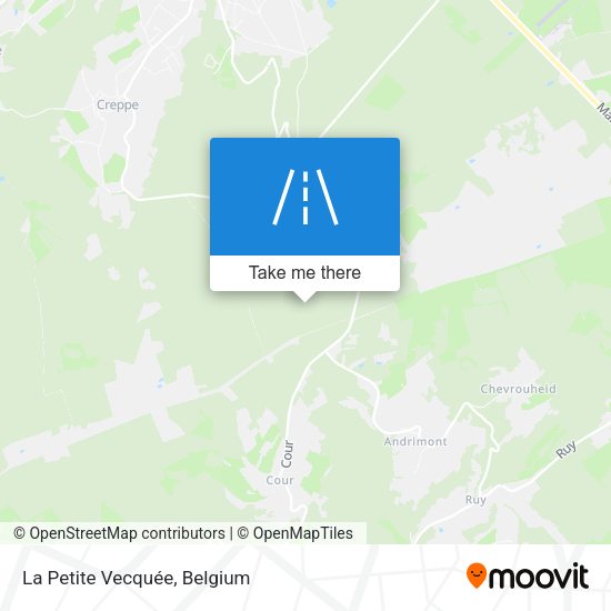 La Petite Vecquée map