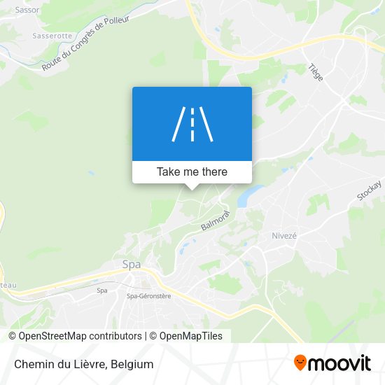 Chemin du Lièvre plan
