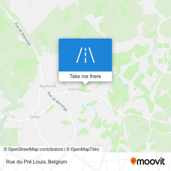 Rue du Pré Louis plan