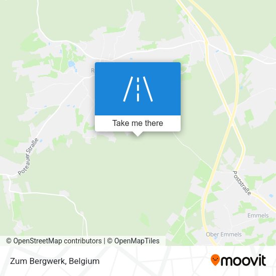 Zum Bergwerk map