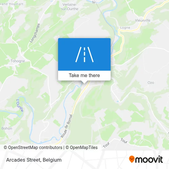 Arcades Street map