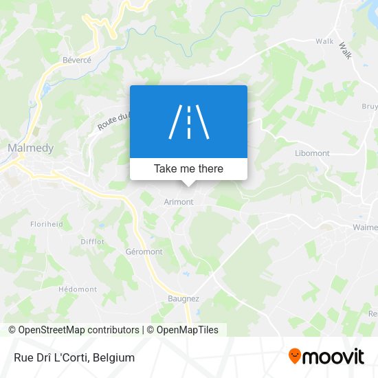 Rue Drî L'Corti plan