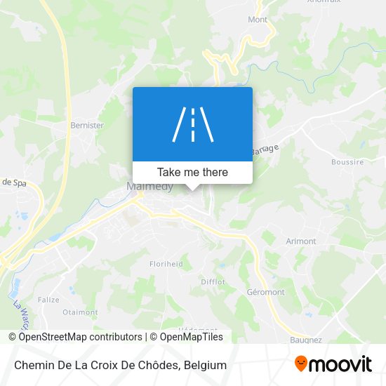 Chemin De La Croix De Chôdes map