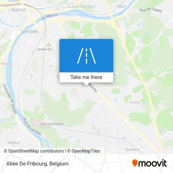 Allée De Fribourg map