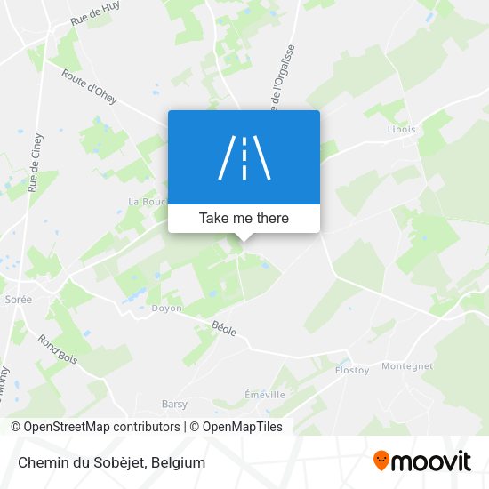 Chemin du Sobèjet map