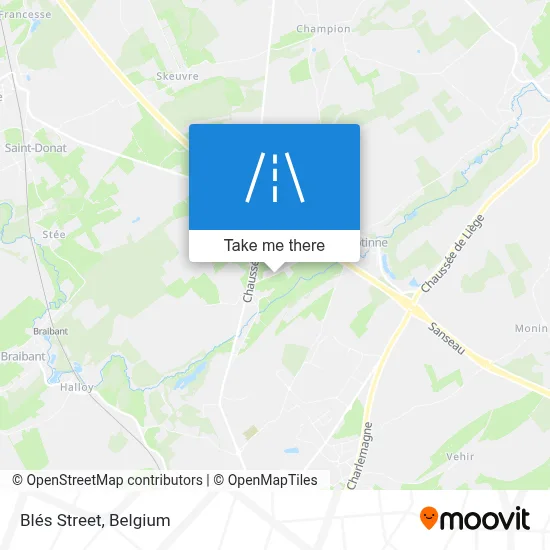 Blés Street map