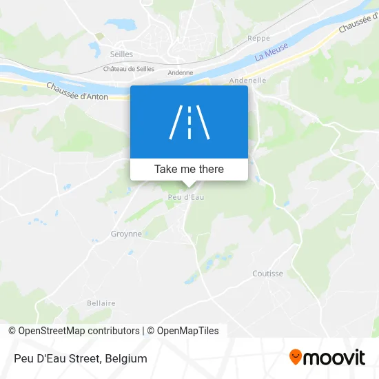 Peu D'Eau Street map