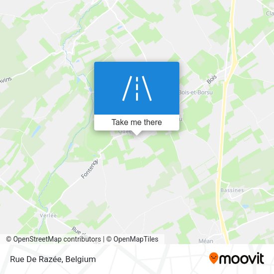 Rue De Razée plan