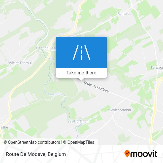 Route De Modave plan