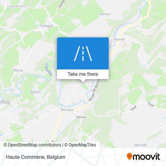 Haute Commène plan