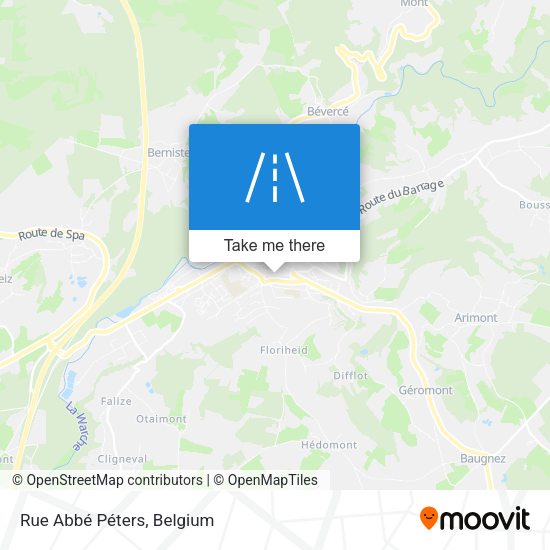 Rue Abbé Péters plan